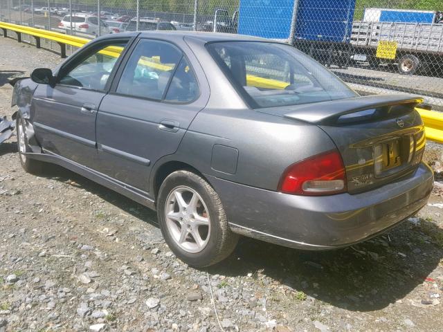 3N1BB51D51L112754 - 2001 NISSAN SENTRA SE GRAY photo 3