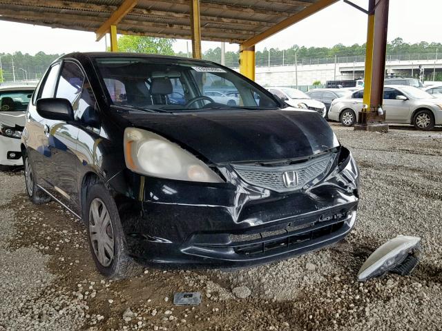 JHMGE87249S036165 - 2009 HONDA FIT BLACK photo 1