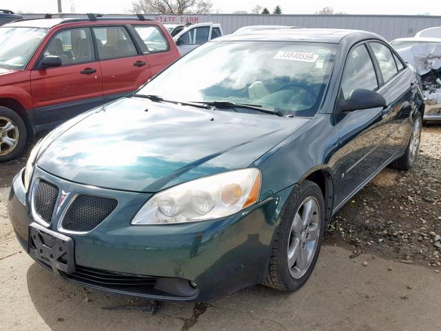 1G2ZH58N274166220 - 2007 PONTIAC G6 GT GREEN photo 2