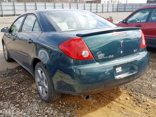 1G2ZH58N274166220 - 2007 PONTIAC G6 GT GREEN photo 3