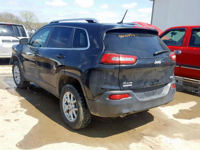 1C4PJMCS5EW317955 - 2014 JEEP CHEROKEE L BLACK photo 3