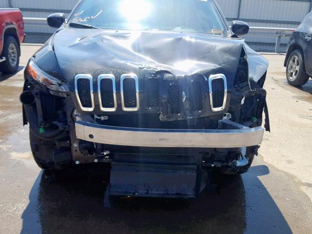 1C4PJMCS5EW317955 - 2014 JEEP CHEROKEE L BLACK photo 9