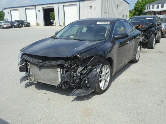 1N4AA5AP4DC836625 - 2013 NISSAN MAXIMA S BLACK photo 2