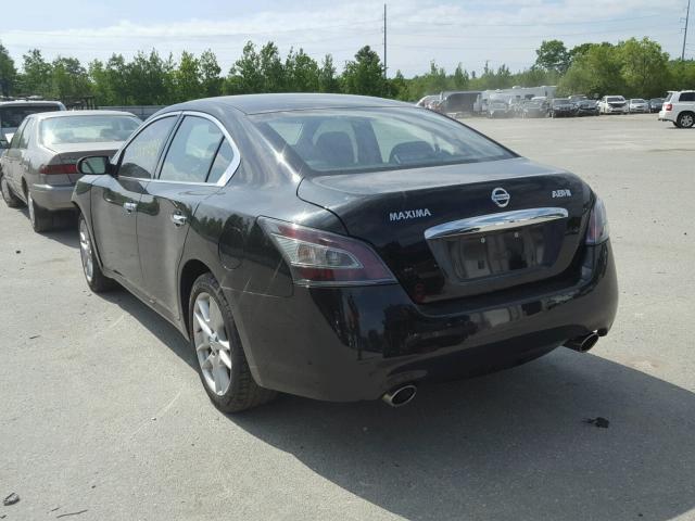 1N4AA5AP4DC836625 - 2013 NISSAN MAXIMA S BLACK photo 3