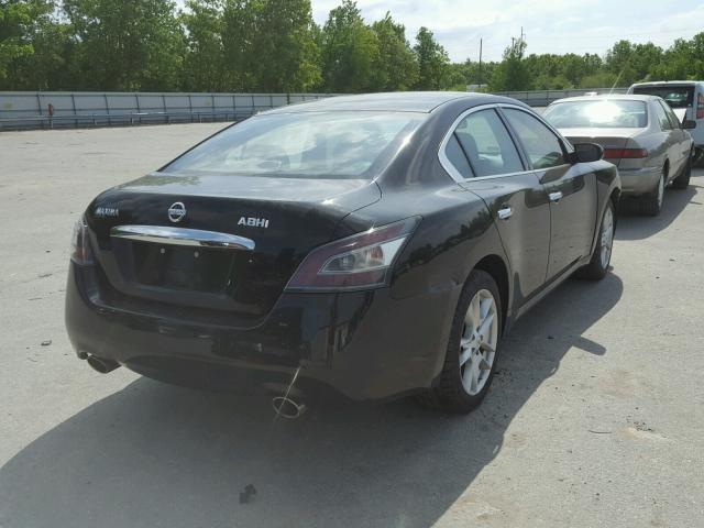 1N4AA5AP4DC836625 - 2013 NISSAN MAXIMA S BLACK photo 4