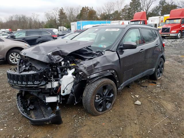 3C4NJDBB4JT394356 - 2018 JEEP COMPASS LATITUDE  photo 2