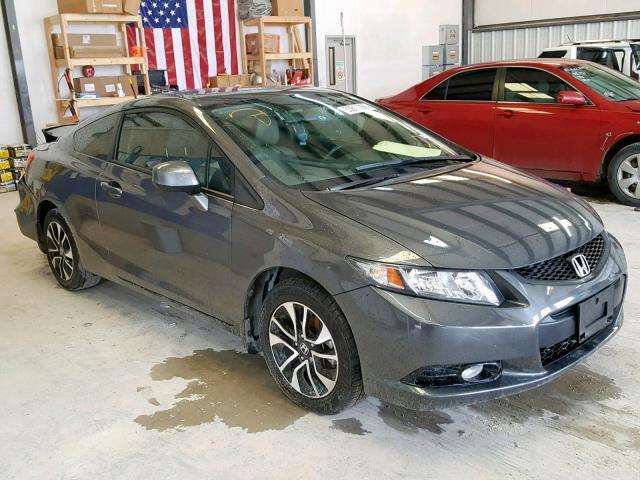 2HGFG3B09DH518681 - 2013 HONDA CIVIC EXL GRAY photo 1