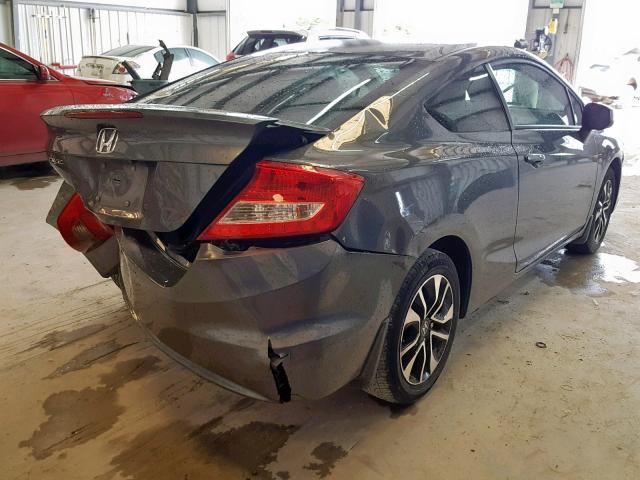 2HGFG3B09DH518681 - 2013 HONDA CIVIC EXL GRAY photo 4