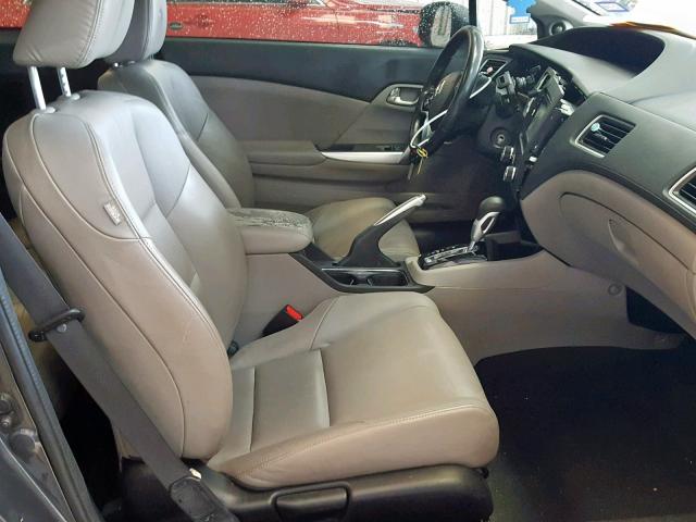 2HGFG3B09DH518681 - 2013 HONDA CIVIC EXL GRAY photo 5