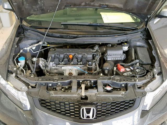 2HGFG3B09DH518681 - 2013 HONDA CIVIC EXL GRAY photo 7