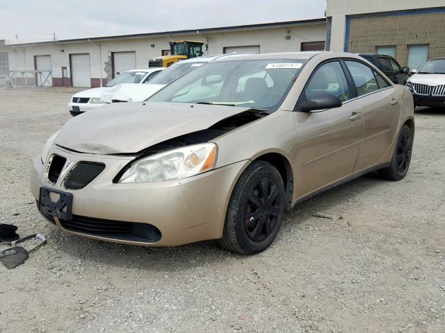 1G2ZF58B474143002 - 2007 PONTIAC G6 VALUE L GOLD photo 2