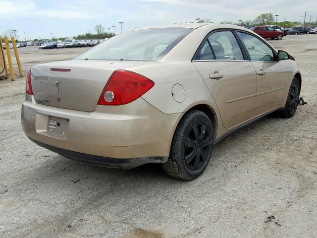 1G2ZF58B474143002 - 2007 PONTIAC G6 VALUE L GOLD photo 4