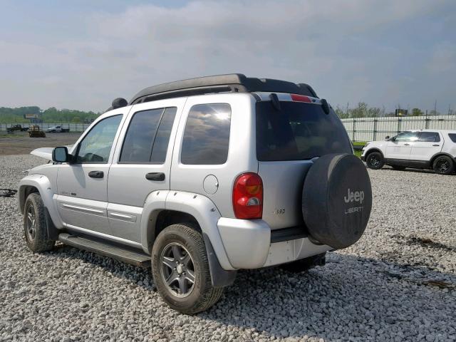 1J4GK38K03W553887 - 2003 JEEP LIBERTY RE SILVER photo 3