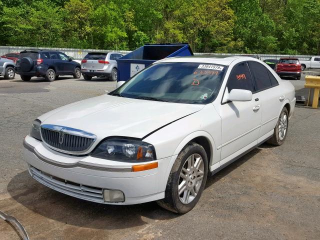 1LNHM87A85Y633399 - 2005 LINCOLN LS WHITE photo 2