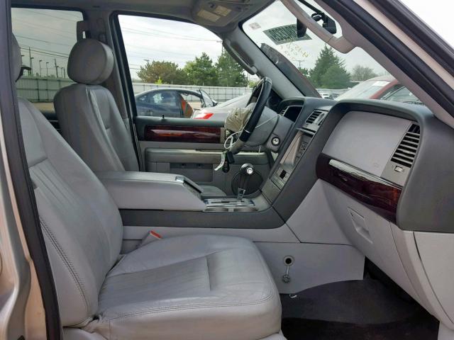 5LMFU28595LJ12496 - 2005 LINCOLN NAVIGATOR Argent photo 5