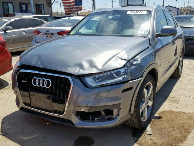 WA1EFCFS9FR005338 - 2015 AUDI Q3 PREMIUM GRAY photo 2