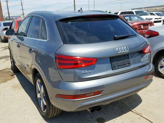 WA1EFCFS9FR005338 - 2015 AUDI Q3 PREMIUM GRAY photo 3