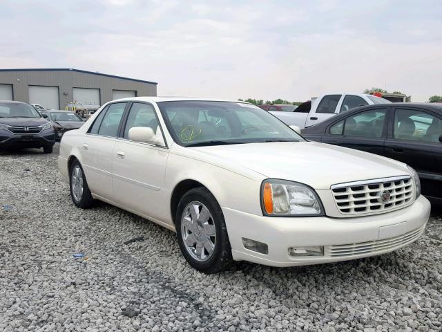 1G6KF57905U128332 - 2005 CADILLAC DEVILLE DT WHITE photo 1