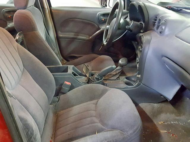 1G2NE52T9XM936279 - 1999 PONTIAC GRAND AM S RED photo 5