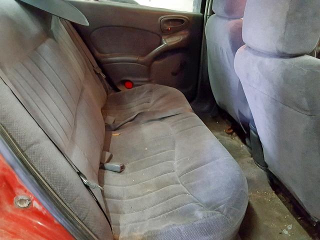 1G2NE52T9XM936279 - 1999 PONTIAC GRAND AM S RED photo 6