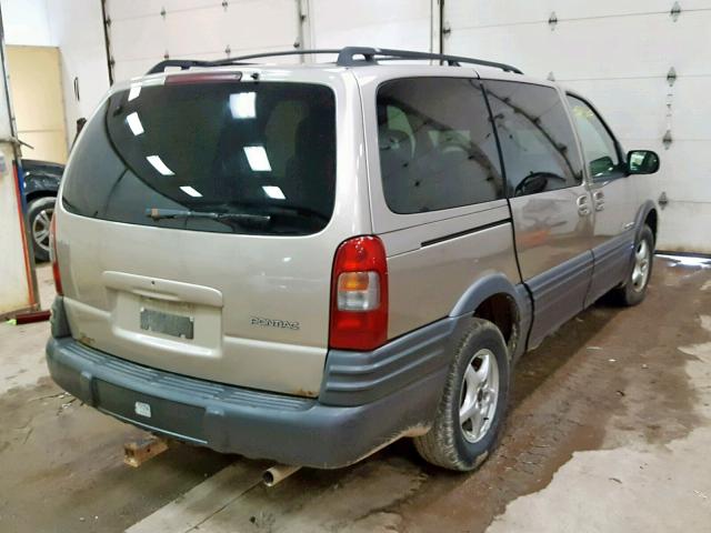 1GMDX03E21D128394 - 2001 PONTIAC MONTANA TAN photo 4