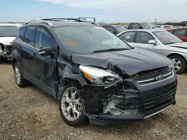 1FMCU9J91DUA43002 - 2013 FORD ESCAPE TIT BLACK photo 1