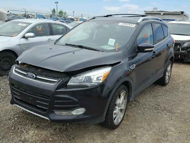 1FMCU9J91DUA43002 - 2013 FORD ESCAPE TIT BLACK photo 2