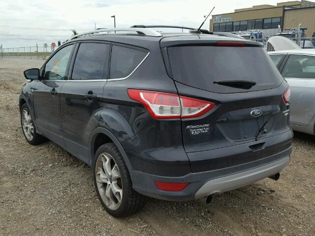 1FMCU9J91DUA43002 - 2013 FORD ESCAPE TIT BLACK photo 3