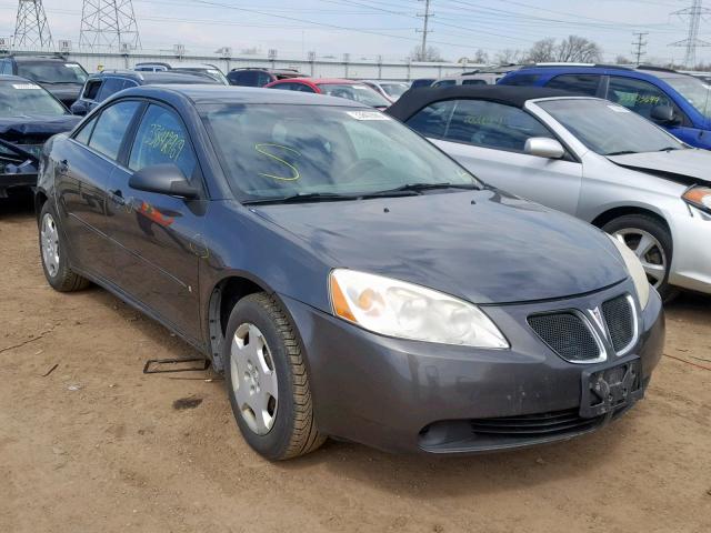 1G2ZF58B474211945 - 2007 PONTIAC G6 VALUE L GRAY photo 1