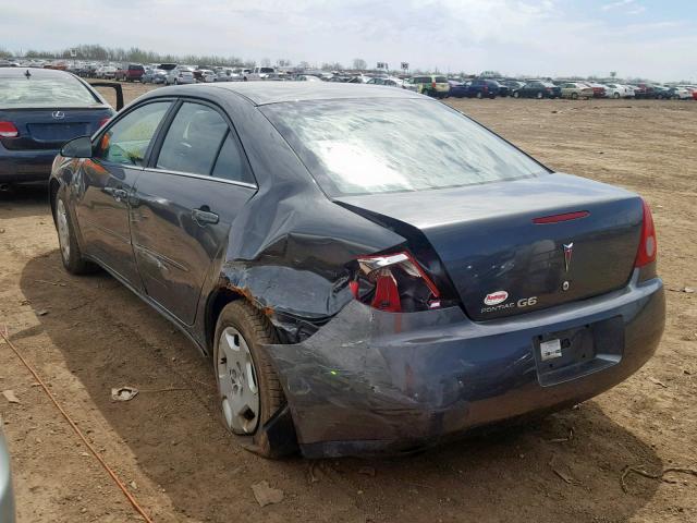 1G2ZF58B474211945 - 2007 PONTIAC G6 VALUE L GRAY photo 3