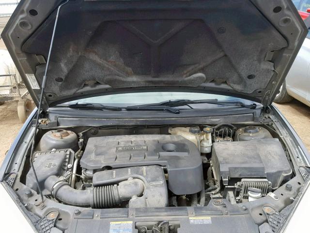 1G2ZF58B474211945 - 2007 PONTIAC G6 VALUE L GRAY photo 7