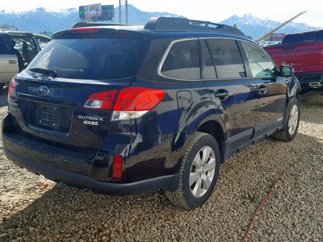 4S4BRBGC1B3319284 - 2011 SUBARU OUTBACK 2. BLACK photo 4