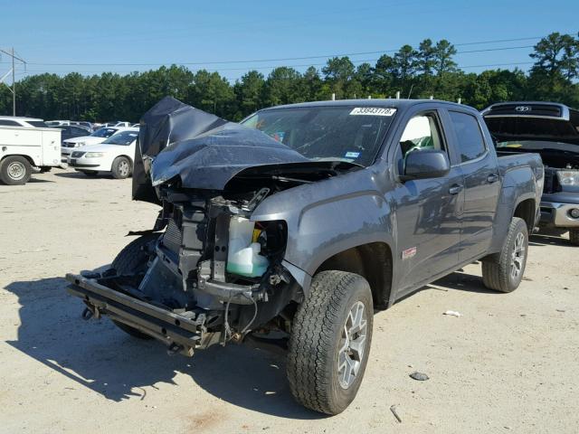 1GTG6CE38G1212019 - 2016 GMC CANYON SLE GRAY photo 2