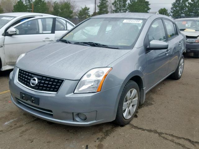 3N1AB61E98L746427 - 2008 NISSAN SENTRA 2.0 SILVER photo 2