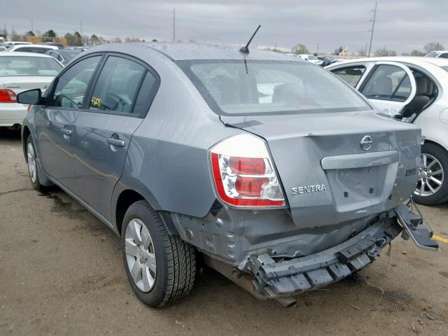 3N1AB61E98L746427 - 2008 NISSAN SENTRA 2.0 SILVER photo 3