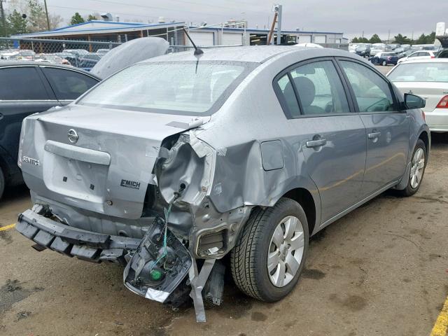 3N1AB61E98L746427 - 2008 NISSAN SENTRA 2.0 SILVER photo 4