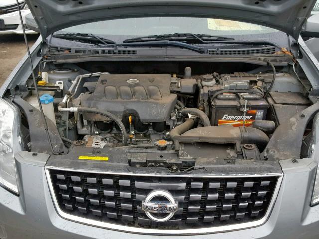 3N1AB61E98L746427 - 2008 NISSAN SENTRA 2.0 SILVER photo 7