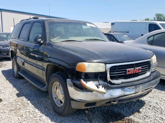 1GKEC13Z32R267732 - 2002 GMC YUKON BLACK photo 1