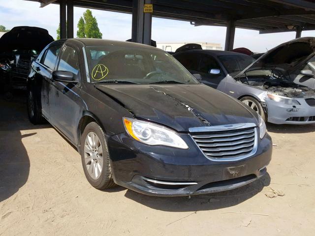 1C3CCBAB7EN231248 - 2014 CHRYSLER 200 LX BLACK photo 1