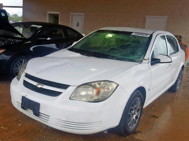 1G1AT58H697169908 - 2009 CHEVROLET COBALT LT WHITE photo 2