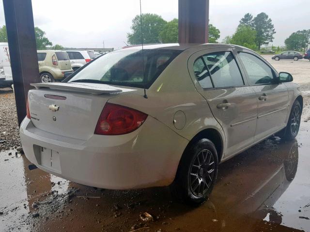 1G1AT58H697169908 - 2009 CHEVROLET COBALT LT WHITE photo 4