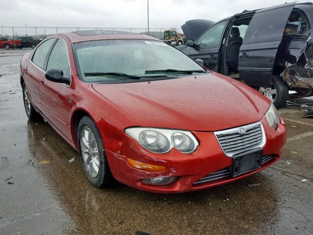 2C3HE66G24H630197 - 2004 CHRYSLER 300M RED photo 1