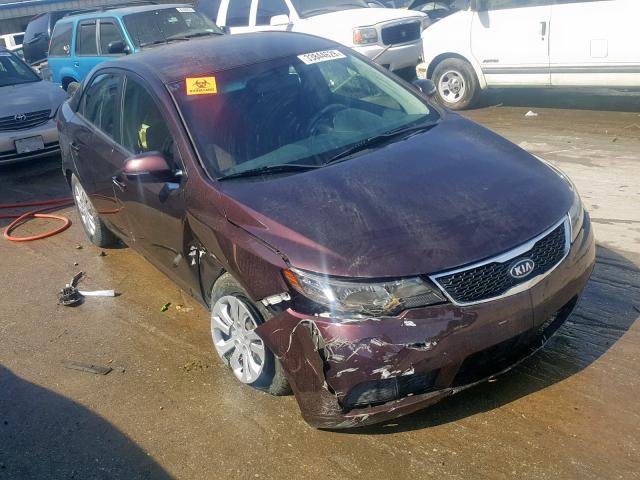 KNAFU4A26B5417549 - 2011 KIA FORTE EX BURGUNDY photo 1