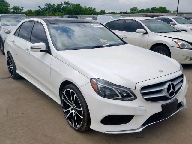 WDDHF5KB8EA807967 - 2014 MERCEDES-BENZ E 350 WHITE photo 1