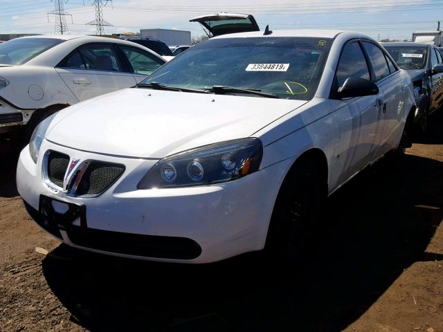 1G2ZH57N894109976 - 2009 PONTIAC G6 GT WHITE photo 2