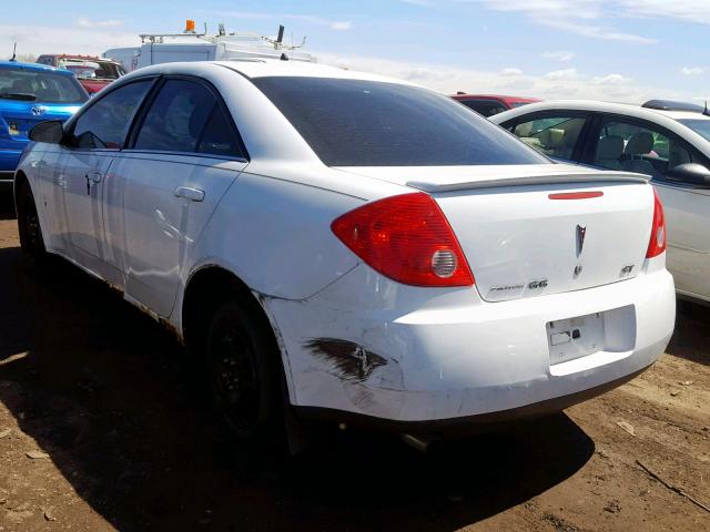 1G2ZH57N894109976 - 2009 PONTIAC G6 GT WHITE photo 3