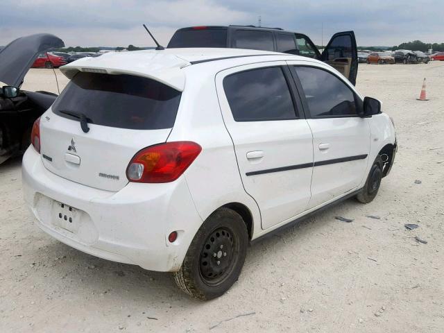 ML32A3HJ7FH044174 - 2015 MITSUBISHI MIRAGE DE WHITE photo 4