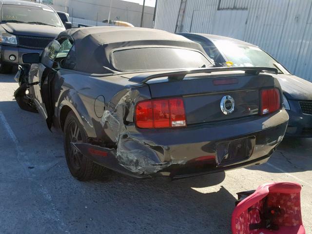 1ZVHT85H775202609 - 2007 FORD MUSTANG GT GRAY photo 3