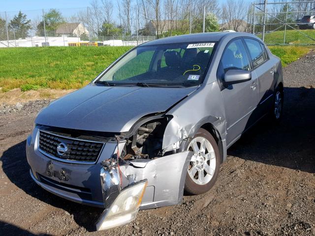 3N1AB61E68L616900 - 2008 NISSAN SENTRA 2.0 SILVER photo 2