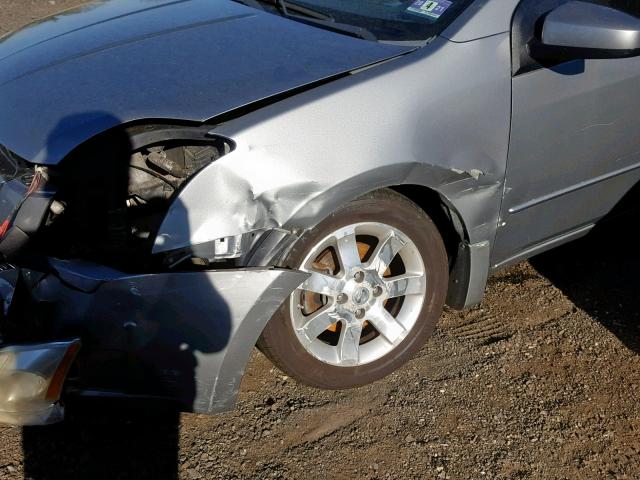 3N1AB61E68L616900 - 2008 NISSAN SENTRA 2.0 SILVER photo 9